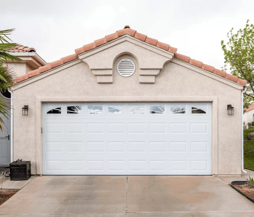 Insulated 6 White Insulated Garage Door by A Plus Garage Door