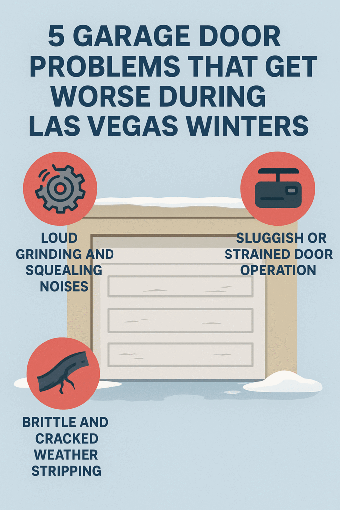 5 Garage Door Problems That Get Worse During Las Vegas Winters 2 5 garage door problems