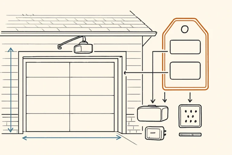 Editorial photo for garage door opener cost breakdown
